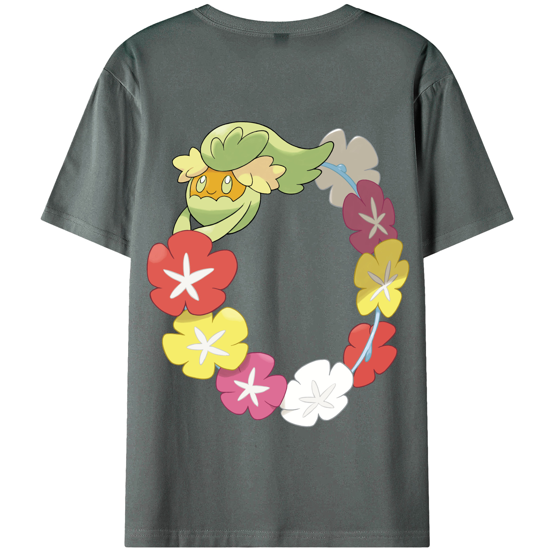 （画像用） ポケットモンスター Pokémon 綿100％半袖Tシャツ（背面プリント）